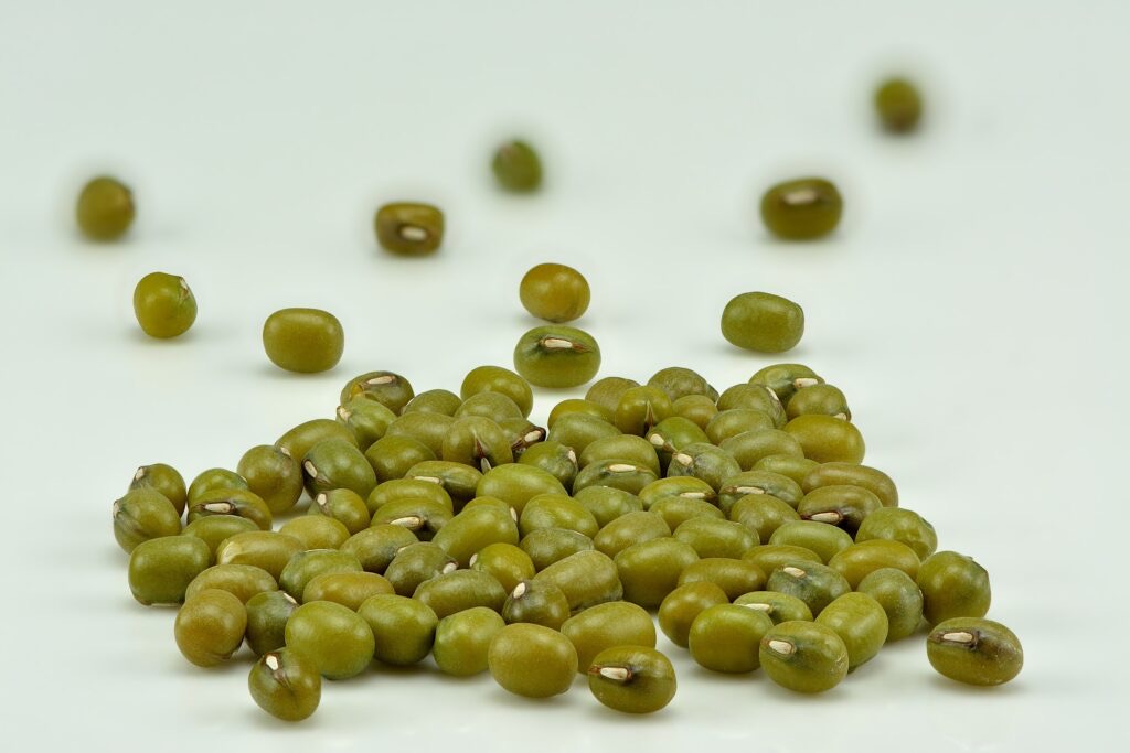 Green Moong and White Chickpeas